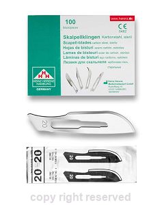 Ostrza skalpela Heinz  NR 10 100szt