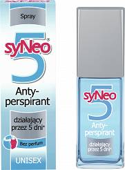 syNeo5 UNISEX 30ml  - 5 dniowy dezodorant  przeciw nadmiernej potliwości Spray 
