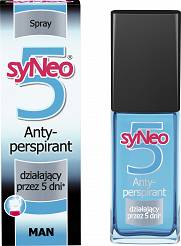 syNeo5 MAN 30ml  - 5 dniowy dezodorant  przeciw nadmiernej potliwości Spray Mentol 10-szt