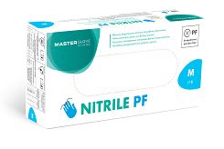 Rękawice nitrylowe Master Glove Nitrile PF, niebieskie, rozm. M, opk. 100 szt.