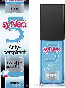 syNeo5 MAN 30ml  - 5 dniowy dezodorant  przeciw nadmiernej potliwości Spray Mentol