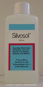 SILVOSOL 250ml - do usuwania Azotanu srebra